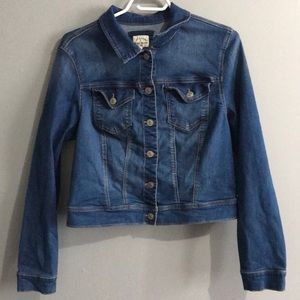 Cropped Jean Jacket size XL